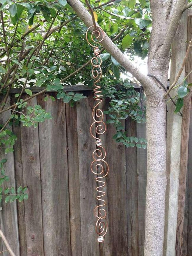 Metallic Spiral Garden Sparkle