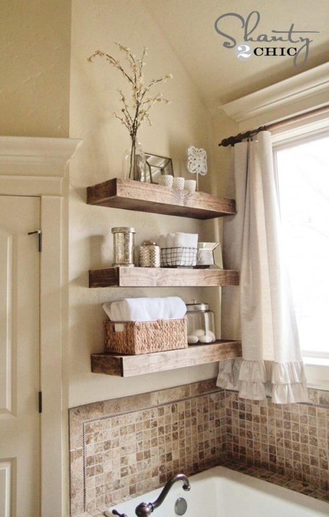 Brown Mosaic Bathroom Sanctuary
