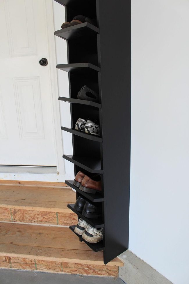 Ladder Shoe Wall Storage