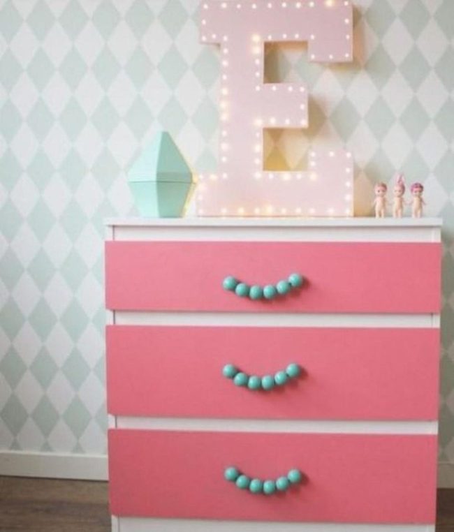 Pink Dresser, Turquoise Dreams