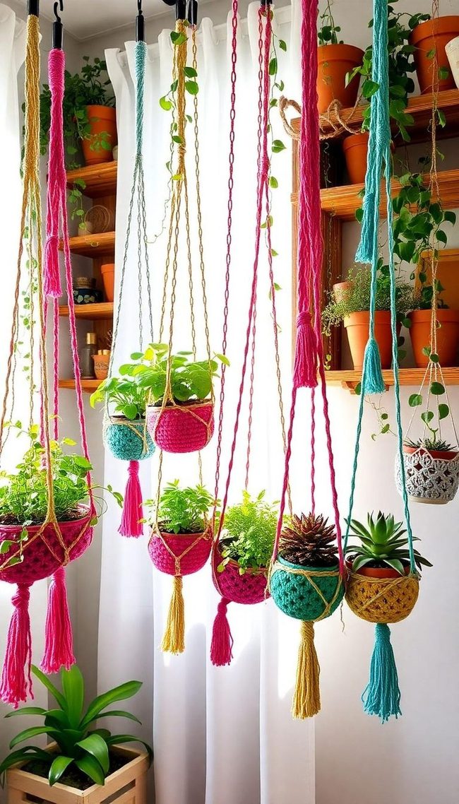 Crochet Green Cradles