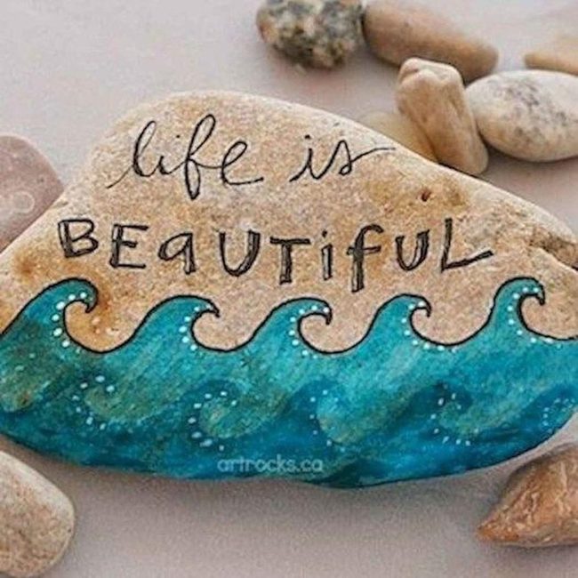 Colorful Stone Waves