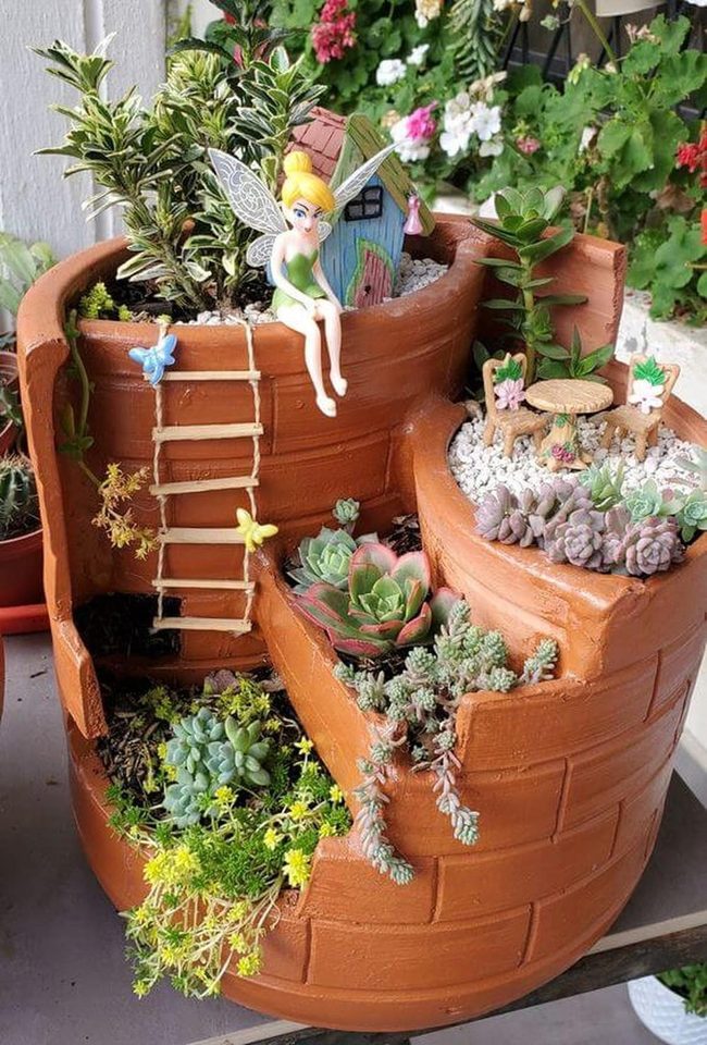 Terracotta Tiers With Hidden Treasures