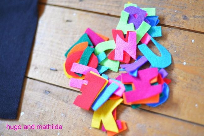 Felt Letters On Wood