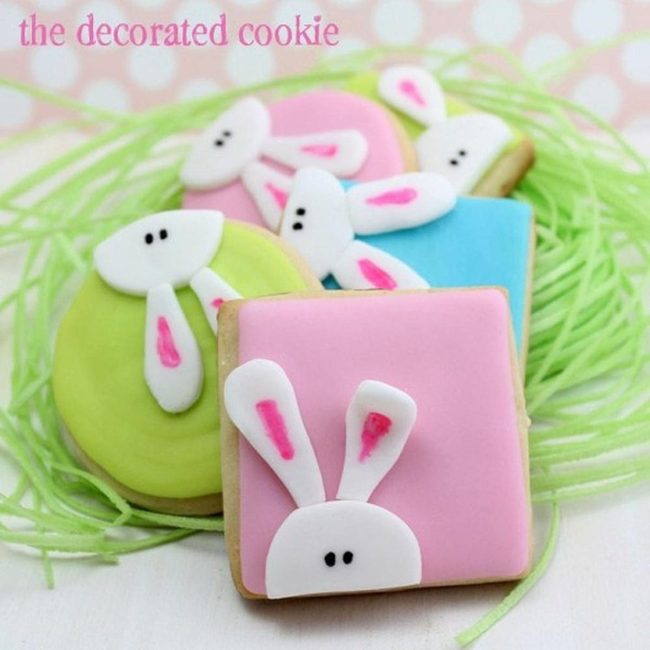 Pastel Bunny Sugar Cookies
