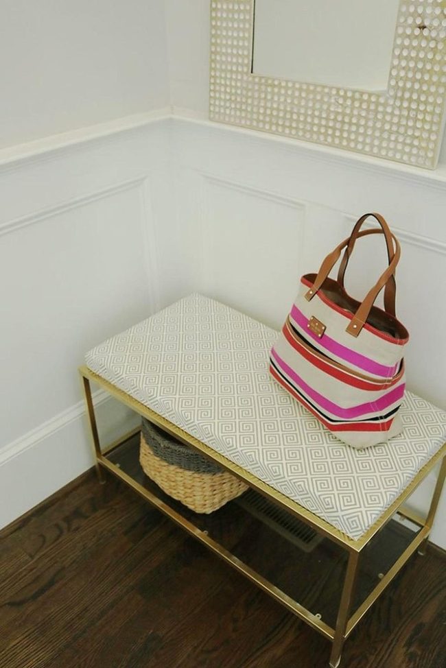 Gold Frame Corner Seating