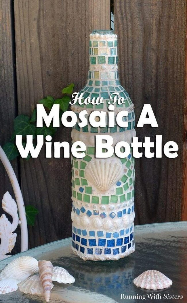 Colored Glass Bottle Refraction