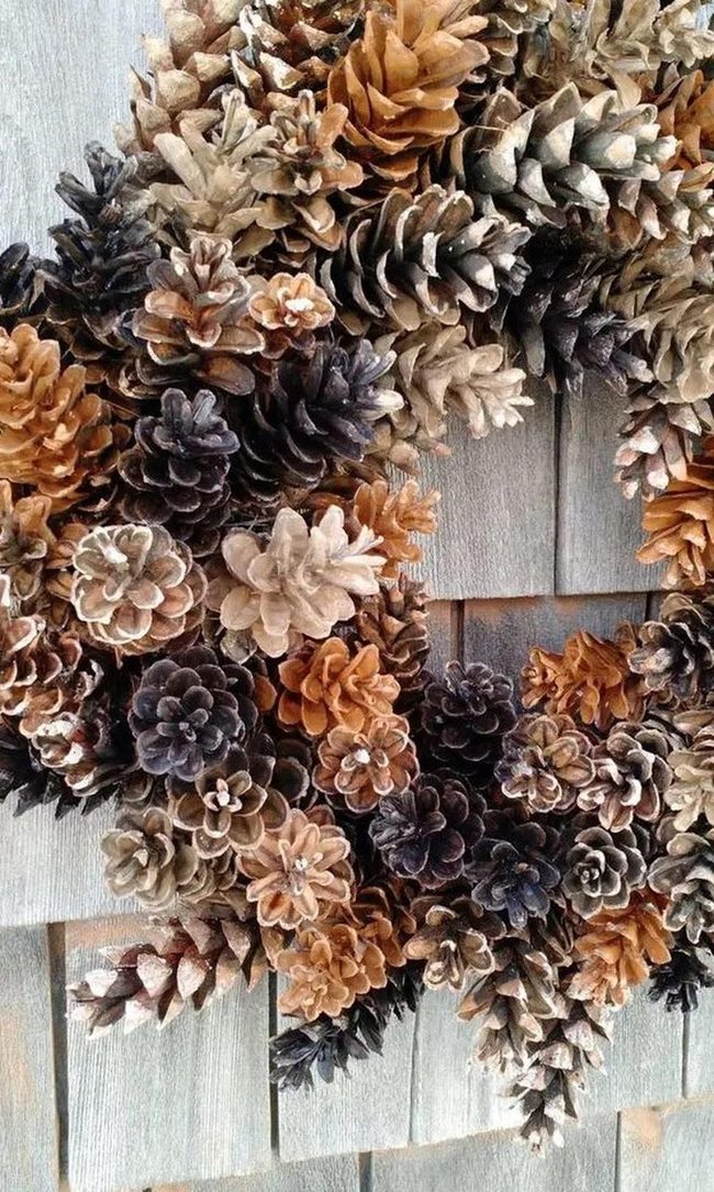 Brown Pinecone Circle