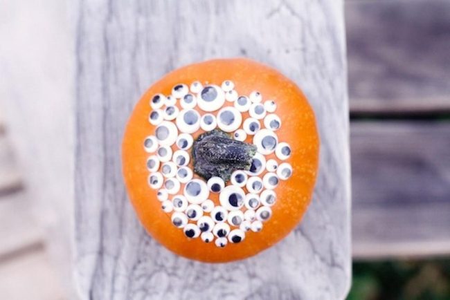 Googly-Eyed Orange Pumpkins
