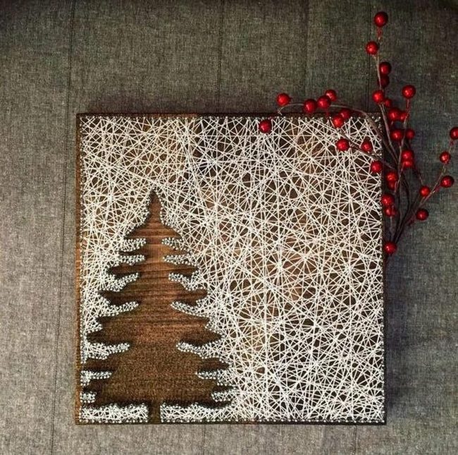 White Thread Bare Tree