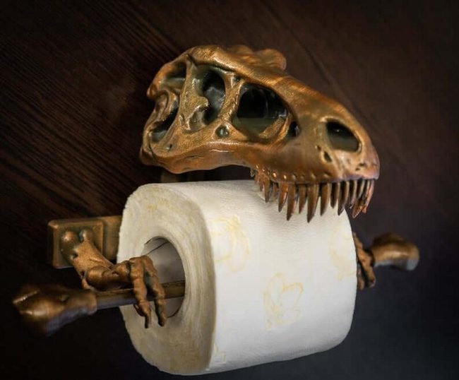 Dinosaur Toilet Paper Throne