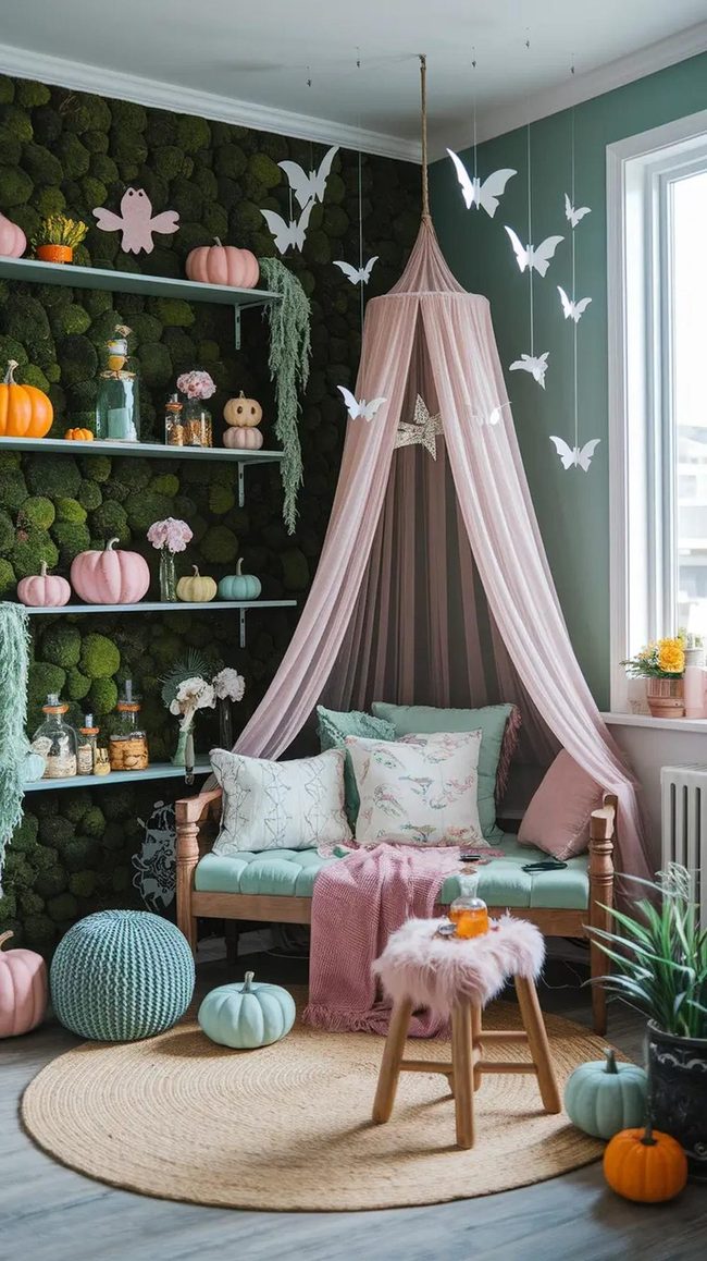 Pastel Pumpkins Meet Woodland Fantasy