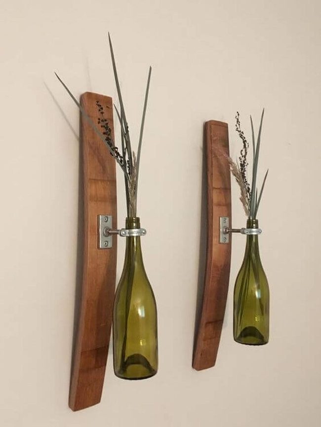 Barrel Wall Bottle Vases