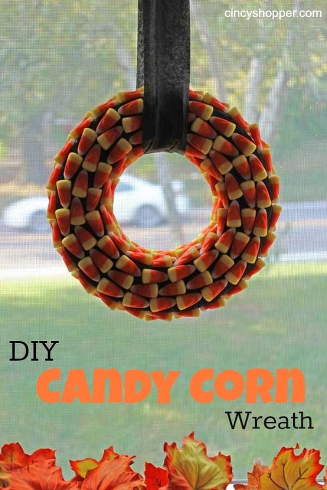 Candy Corn Circle Orange