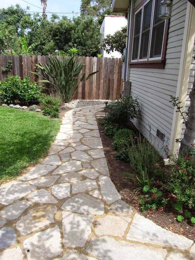 Fractured Concrete Garden Paths
