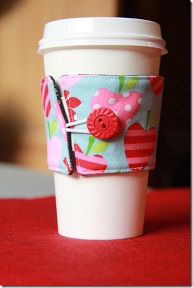 Pink Apple Coffee Sleeves