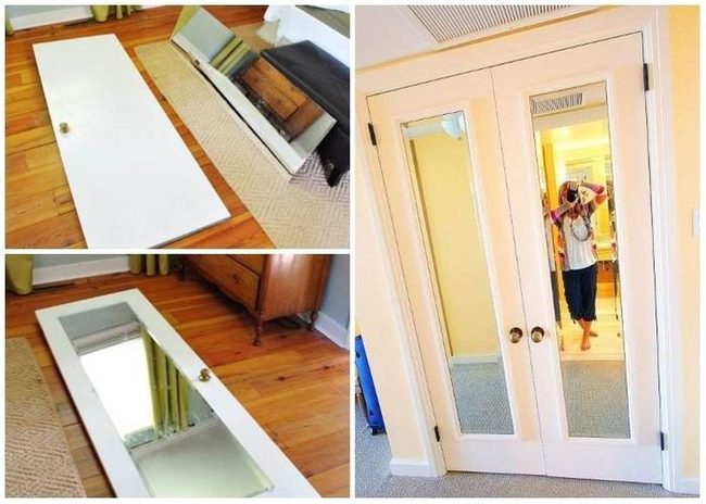 Mirrored Surfaces Expand Small Spaces