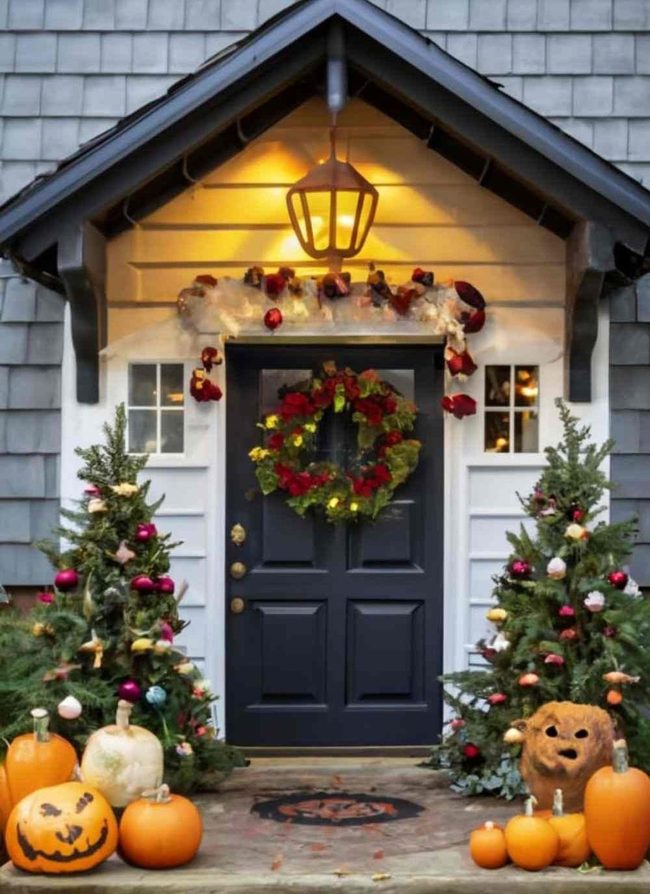Seasonal Garage Door Wreaths