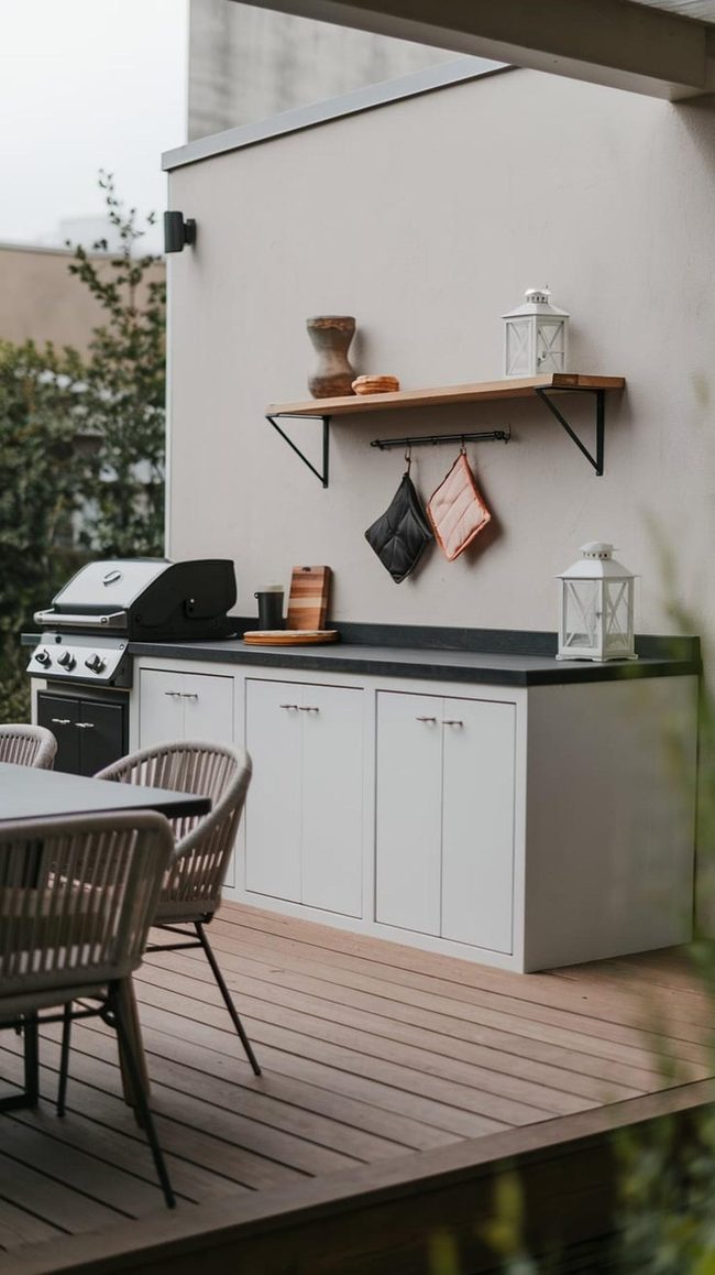 Metal Rolling Grill Station
