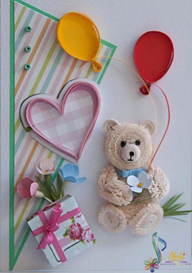 Soft Pastel Teddy With Fresh Blooms