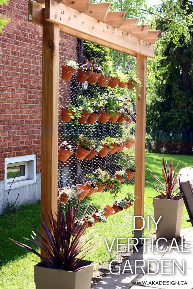 Vertical Terracotta Garden Wall