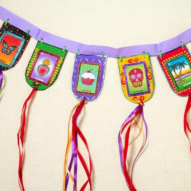 Purple Butterfly Banner Festival