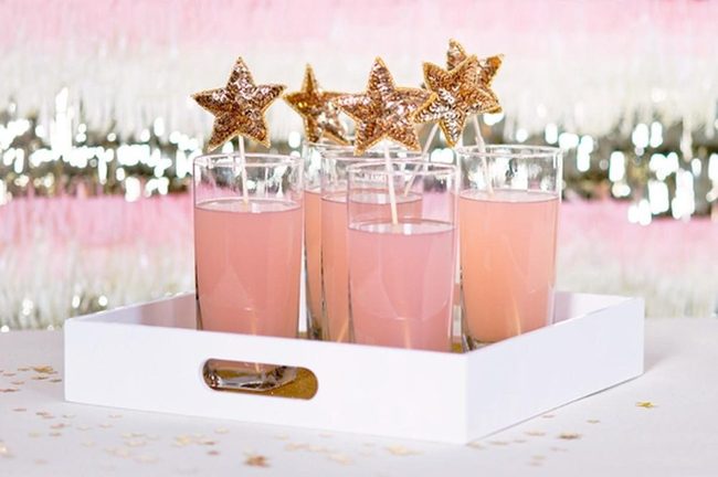 Pink Star Cocktails Shimmer Gold