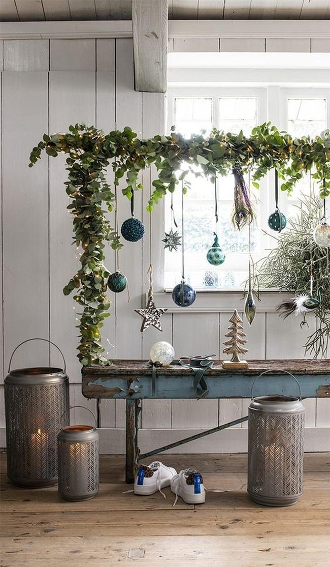 Cascading Garlands With Twinkling Lights