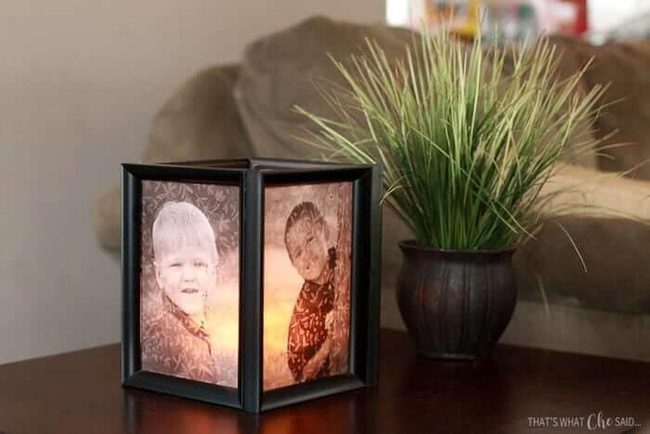 Glowing Photo Cube Keepsake