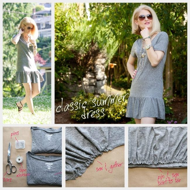 Cotton T-Shirt Summer Dress