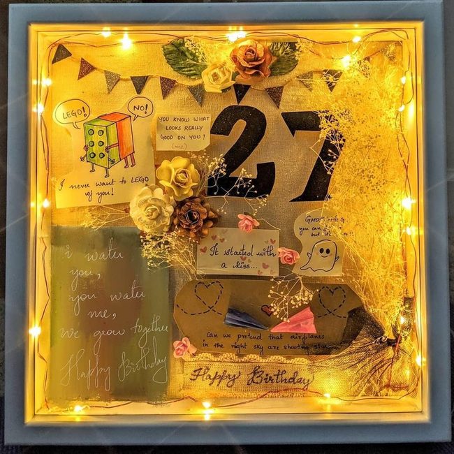 Illuminated Birthday Memory Box