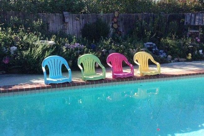 Neon Plastic Loungers