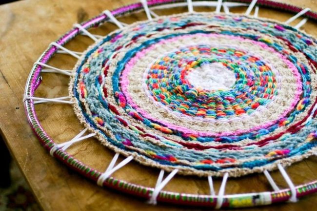 Spiraling Yarn Burst