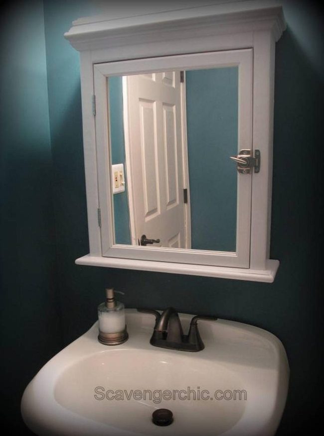 Dark Teal Modern Bathroom