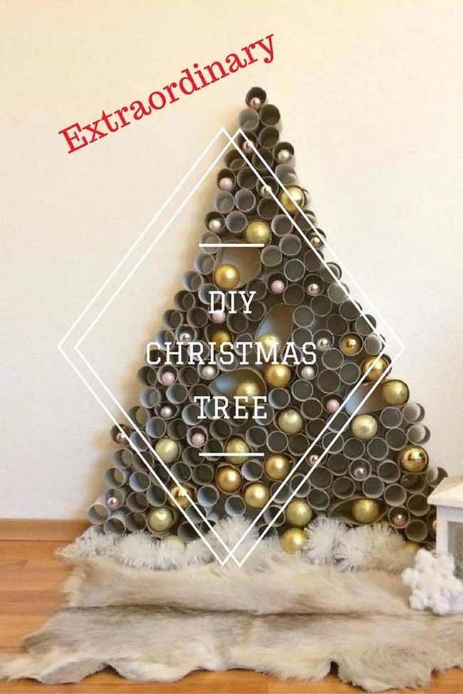 Recycled Cardboard Tube Ornaments