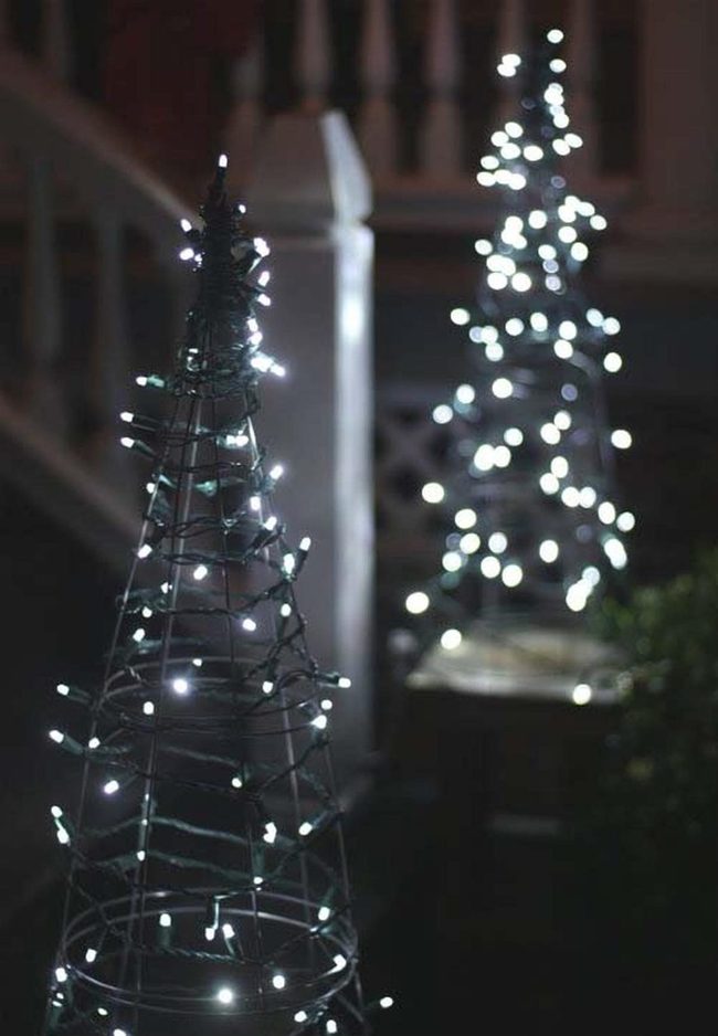Festive Topiary Centerpieces