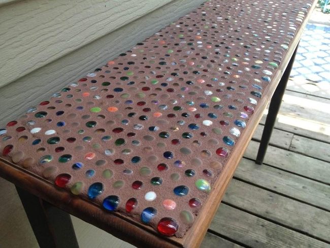 Colorful Mosaic Patio Table