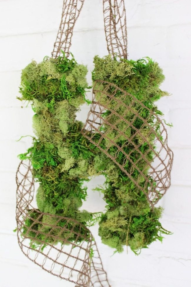 Moss Green Letter Sculpture