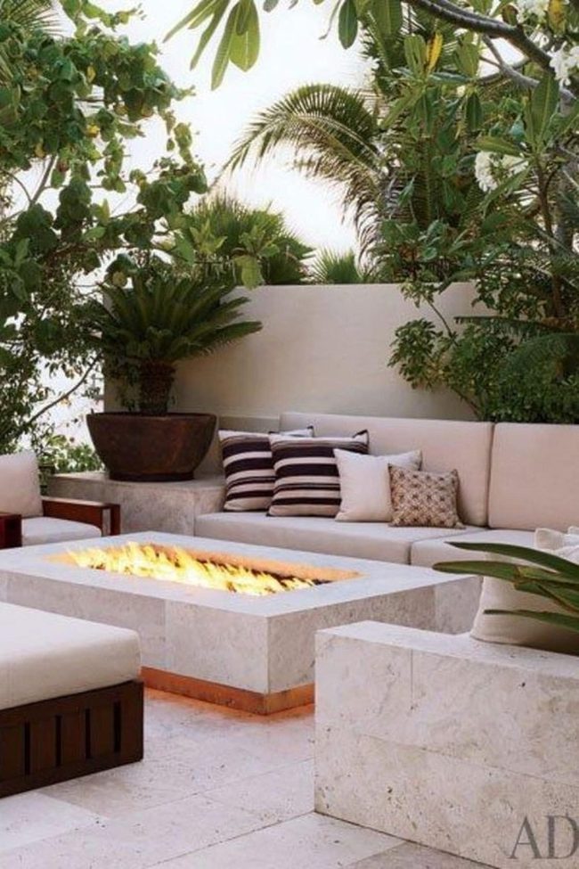 Stone Circle Firepit Gathering