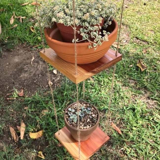 Cascading Green Wall Display