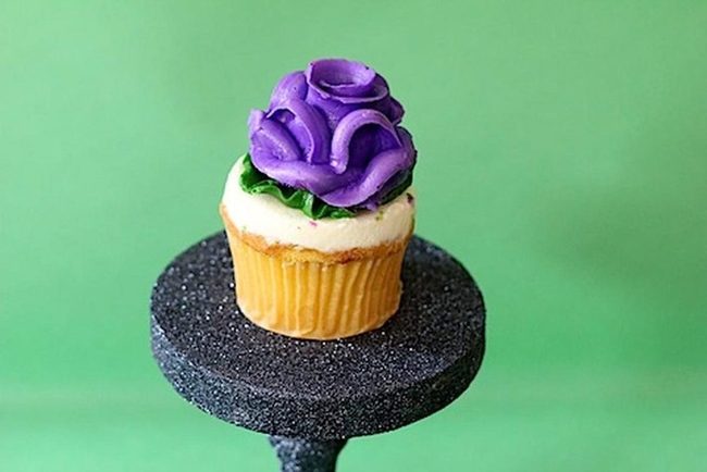 Purple Flower Cupcake Masterpiece