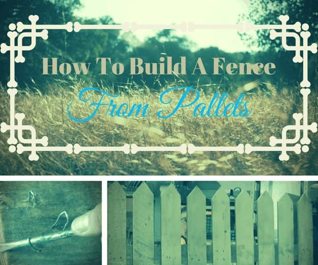 Recycled Wood Pallet Fences