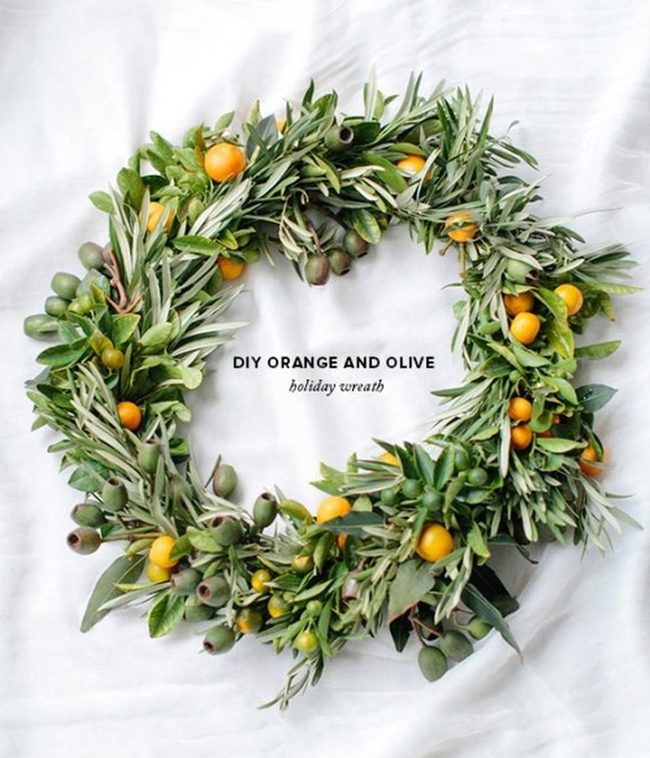 Olive Branches With Citrus Accents
