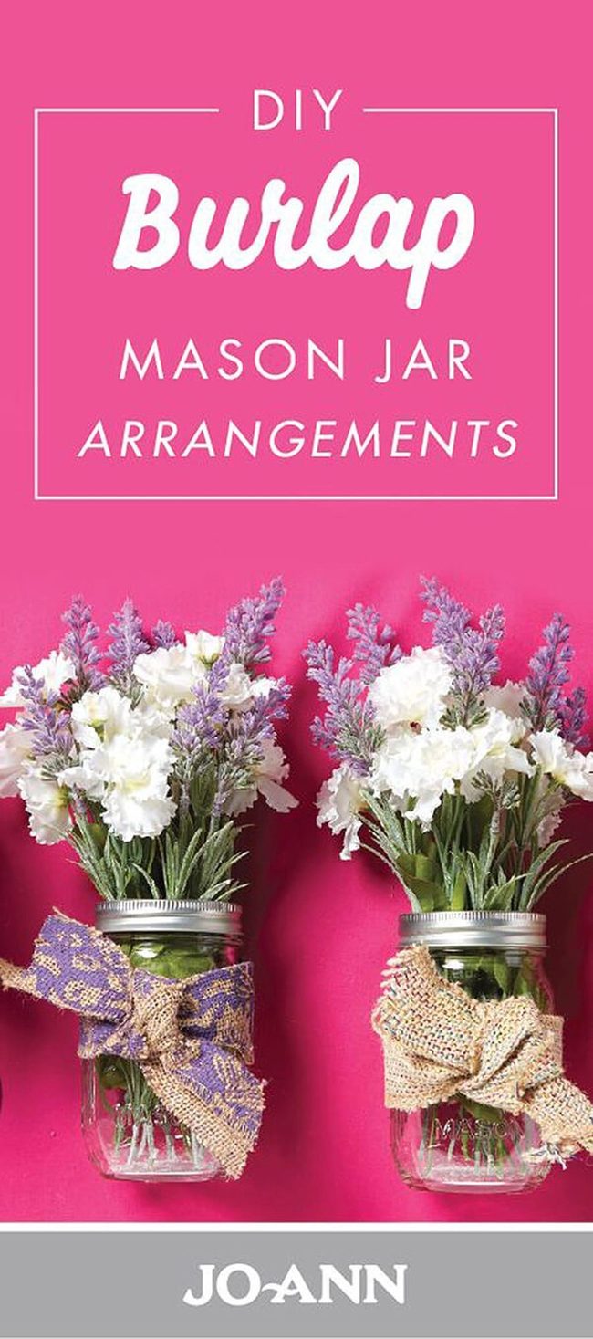 Natural Fiber Mason Jar Accents