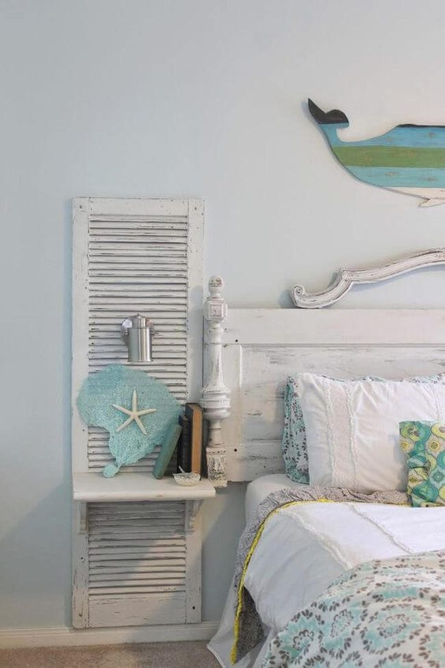 Weathered Shutters, Coastal Bedroom