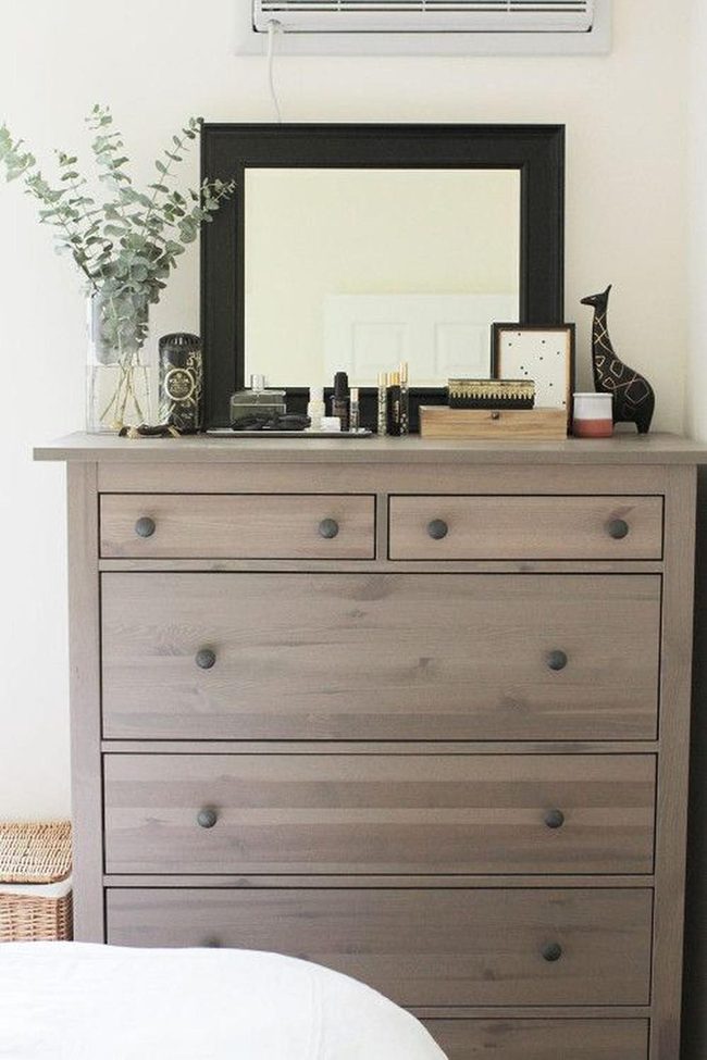 Natural Wood Mirror Vanity