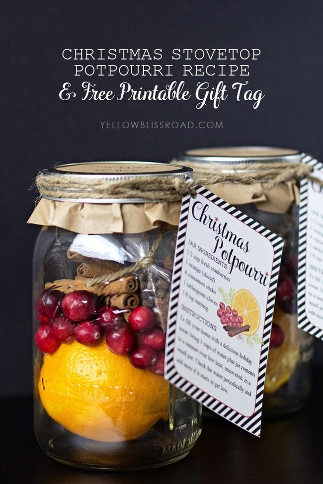 Cranberry Orange Spice Jars