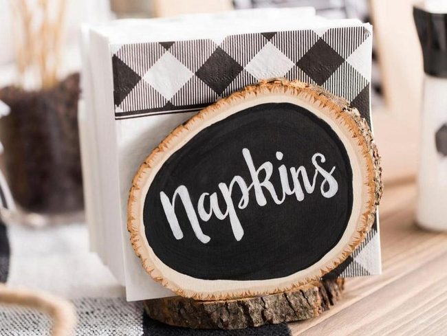 Handwritten Wood Napkin Holders