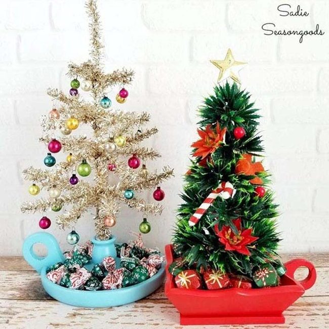 Candlestick Trees With Treat Holders