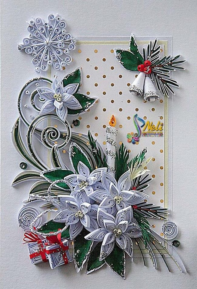 White Florals, Crimson Accents, Layered Elegance